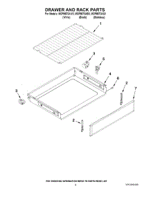 06 - Drawer And Rack Parts parts for Maytag Range MGR8670AB0 / from AppliancePartsPros.com