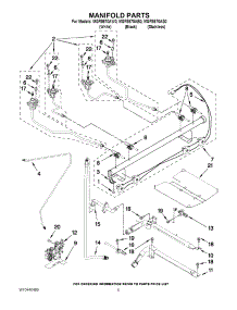 04 - Manifold Parts parts for Maytag Range MGR8670AS0 / from AppliancePartsPros.com