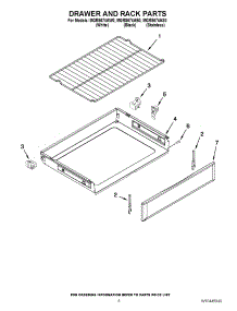06 - Drawer And Rack Parts parts for Maytag Range MGR8674AW0 / from AppliancePartsPros.com