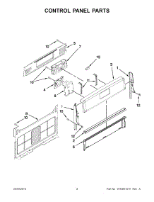 02 - Control Panel Parts parts for Maytag Range MGR8674AW1 / from AppliancePartsPros.com