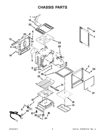 04 - Chassis Parts parts for Maytag Range MGR8674AW1 / from AppliancePartsPros.com