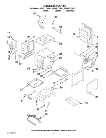 03 - Chassis Parts parts for Maytag Range MGR8772WW1 / from AppliancePartsPros.com