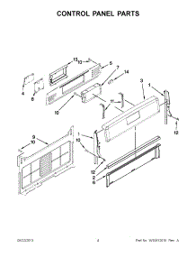 02 - Control Panel Parts parts for Maytag Range MGR8775AB1 / from AppliancePartsPros.com