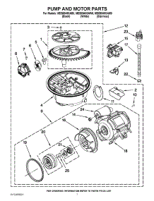 06 - Pump And Motor Parts parts for Maytag Dishwasher MDB8949SAW0 / from AppliancePartsPros.com