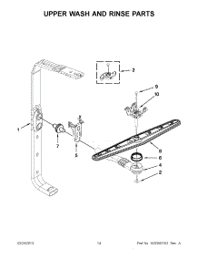 07 - Upper Wash And Rinse Parts parts for Maytag Dishwasher MDB8949SBW1 / from AppliancePartsPros.com