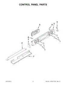 02 - Control Panel Parts parts for Maytag Range MGS5752BDB20 / from AppliancePartsPros.com