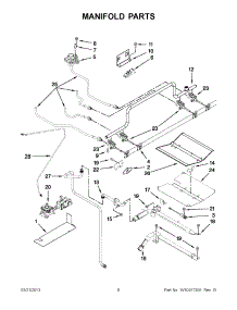 04 - Manifold Parts parts for Maytag Range MGS5752BDB20 / from AppliancePartsPros.com