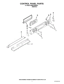 02 - Control Panel Parts parts for Maytag Range MGS5752BDS21 / from AppliancePartsPros.com