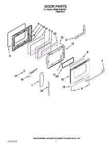 05 - Door Parts parts for Maytag Range MGS5752BDS21 / from AppliancePartsPros.com