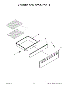 06 - Drawer And Rack Parts parts for Maytag Range MGS5752BDW20 / from AppliancePartsPros.com
