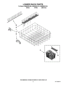 10 - Lower Rack Parts parts for Maytag Dishwasher MDB8959AWB4 / from AppliancePartsPros.com