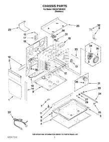 03 - Chassis Parts parts for Maytag Range MGS5875BDS22 / from AppliancePartsPros.com