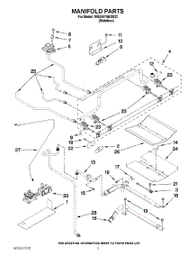 04 - Manifold Parts parts for Maytag Range MGS5875BDS22 / from AppliancePartsPros.com