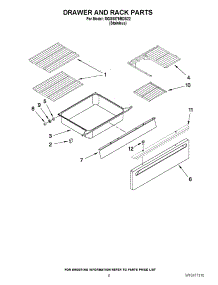 06 - Drawer And Rack Parts parts for Maytag Range MGS5875BDS22 / from AppliancePartsPros.com