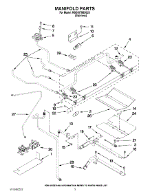 04 - Manifold Parts parts for Maytag Range MGS5875BDS23 / from AppliancePartsPros.com
