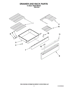06 - Drawer And Rack Parts parts for Maytag Range MGS5875BDS23 / from AppliancePartsPros.com