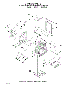 04 - Chassis Parts parts for Maytag Range MGT8655XB00 / from AppliancePartsPros.com