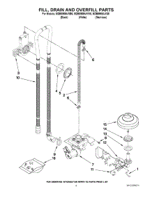 04 - Fill, Drain And Overfill Parts parts for Maytag Dishwasher MDB8959AWW5 / from AppliancePartsPros.com