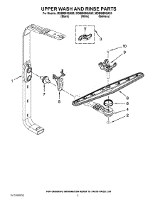 07 - Upper Wash And Rinse Parts parts for Maytag Dishwasher MDB8959SAB0 / from AppliancePartsPros.com