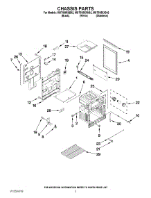 04 - Chassis Parts parts for Maytag Range MGT8655XS02 / from AppliancePartsPros.com