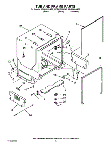 05 - Tub And Frame Parts parts for Maytag Dishwasher MDB8959SAW0 / from AppliancePartsPros.com