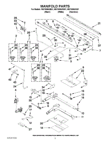 03 - Manifold Parts parts for Maytag Range MGT8885XS01 / from AppliancePartsPros.com