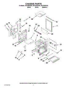 04 - Chassis Parts parts for Maytag Range MGT8885XS02 / from AppliancePartsPros.com