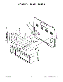 02 - Control Panel Parts parts for Maytag Range MER7662WS2 / from AppliancePartsPros.com