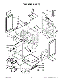 03 - Chassis Parts parts for Maytag Range MER7662WS2 / from AppliancePartsPros.com