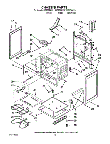 03 - Chassis Parts parts for Maytag Range MER7664XS1 / from AppliancePartsPros.com