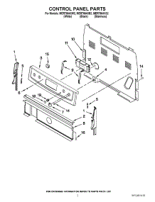 02 - Control Panel Parts parts for Maytag Range MER7664XS2 / from AppliancePartsPros.com