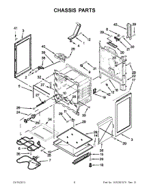 03 - Chassis Parts parts for Maytag Range MER7664XW0 / from AppliancePartsPros.com
