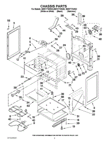 03 - Chassis Parts parts for Maytag Range MER7775WW2 / from AppliancePartsPros.com