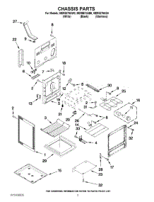 03 - Chassis Parts parts for Maytag Range MER8670AB0 / from AppliancePartsPros.com