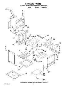 03 - Chassis Parts parts for Maytag Range MER8674AW0 / from AppliancePartsPros.com