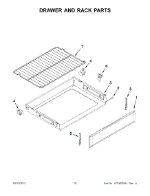 05 - Drawer And Rack Parts parts for Maytag Range MER8680BB0 / from AppliancePartsPros.com
