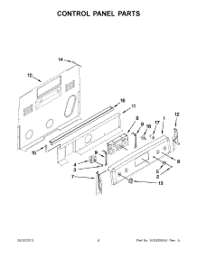 02 - Control Panel Parts parts for Maytag Range MER8680BW0 / from AppliancePartsPros.com