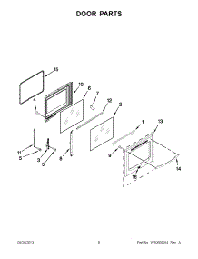 04 - Door Parts parts for Maytag Range MER8680BW0 / from AppliancePartsPros.com