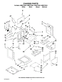 03 - Chassis Parts parts for Maytag Range MER8770WB1 / from AppliancePartsPros.com