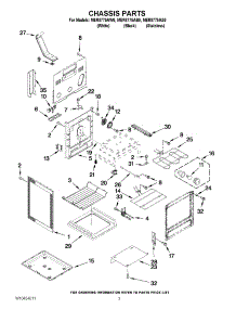 03 - Chassis Parts parts for Maytag Range MER8775AB0 / from AppliancePartsPros.com