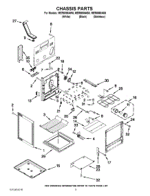 03 - Chassis Parts parts for Maytag Range MER8880AS0 / from AppliancePartsPros.com