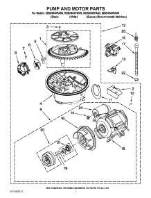 06 - Pump And Motor Parts parts for Maytag Dishwasher MDBH949PAM0 / from AppliancePartsPros.com