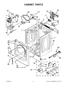 02 - Cabinet Parts parts for Maytag Dryer YMED6000AG0 / from AppliancePartsPros.com