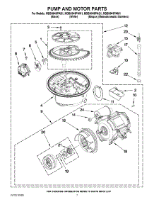 06 - Pump And Motor Parts parts for Maytag Dishwasher MDBH949PAW1 / from AppliancePartsPros.com