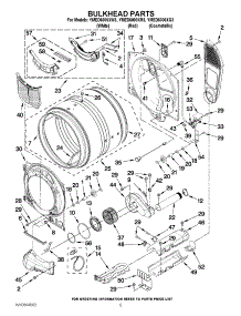 03 - Bulkhead Parts parts for Maytag Dryer YMED6000XR3 / from AppliancePartsPros.com