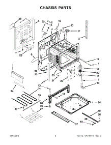 03 - Chassis Parts parts for Maytag Range MES5752BAB16 / from AppliancePartsPros.com
