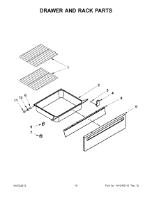 05 - Drawer And Rack Parts parts for Maytag Range MES5752BAB16 / from AppliancePartsPros.com