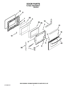 04 - Door Parts parts for Maytag Range MES5752BAS17 / from AppliancePartsPros.com