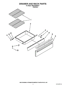 05 - Drawer And Rack Parts parts for Maytag Range MES5752BAS17 / from AppliancePartsPros.com