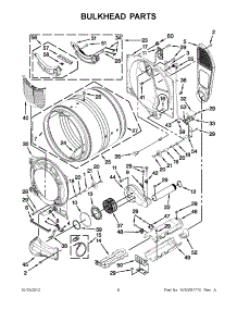 03 - Bulkhead Parts parts for Maytag Dryer YMED7000AW0 / from AppliancePartsPros.com